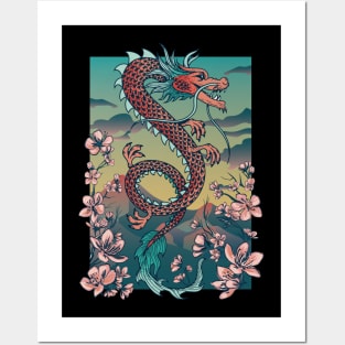 Chinese Dragon Posters and Art